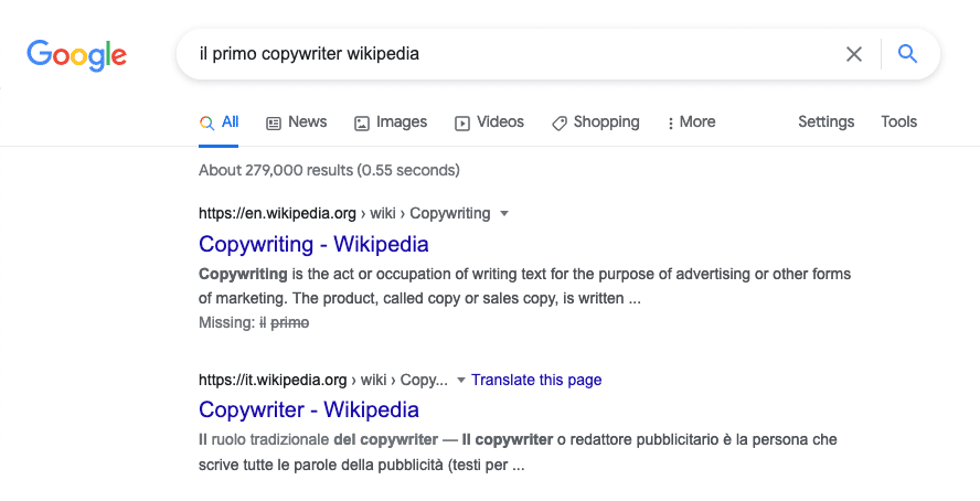 seo copywriting google
