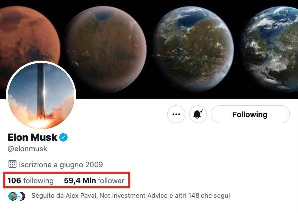 La dinamica follow unfollow su Twitter