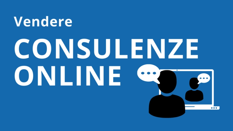 Vendere consulenze online